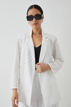 Broderie Blazer 3/4 Sleeve