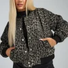 Brushed Bomber Jacket