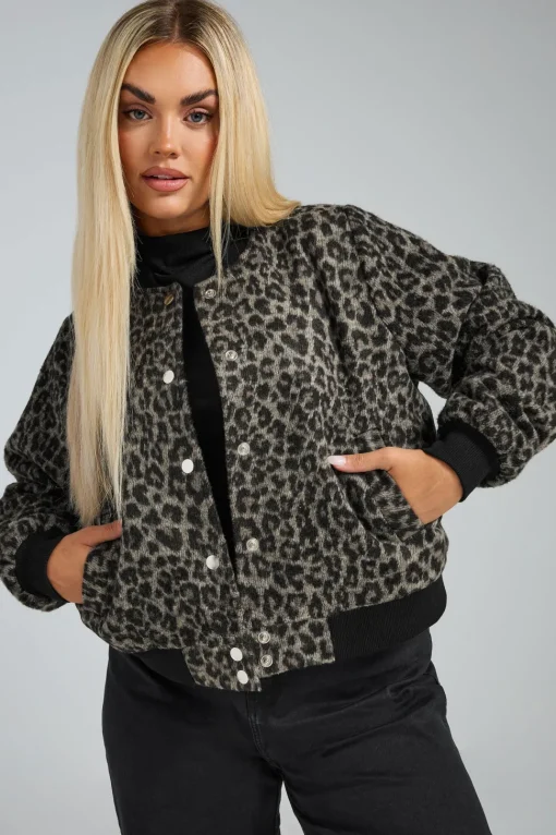 Brushed Bomber Jacket
