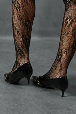 Buckle Patent Low Heels