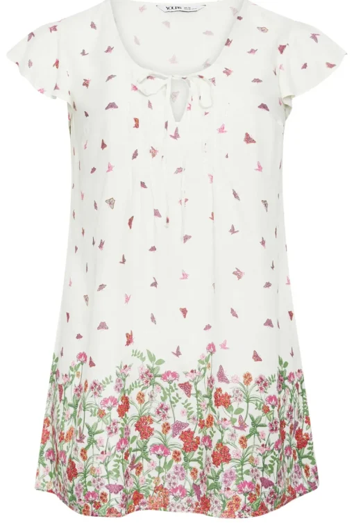 Butterfly Print Blouse