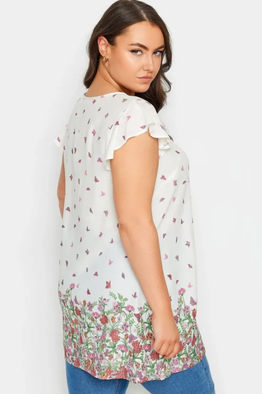 Butterfly Print Blouse