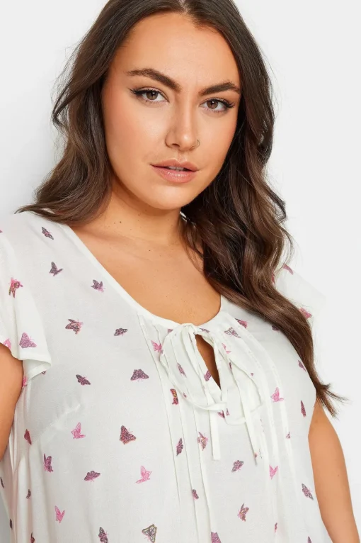 Butterfly Print Blouse