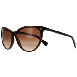 Butterfly Shiny Dark Havana Brown Gradient RA5270 Sunglasses