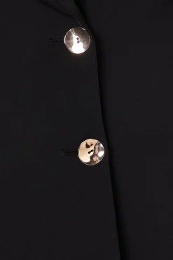 Button Detail Single Breasted Blazer