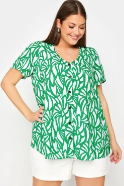 Button Front Blouse
