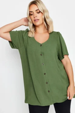 Button Front Blouse