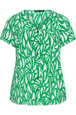 Button Front Blouse