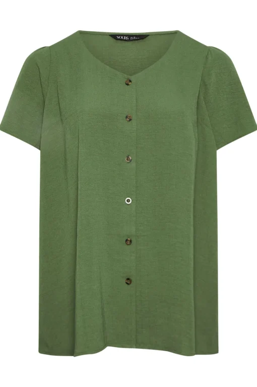 Button Front Blouse