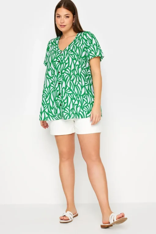 Button Front Blouse