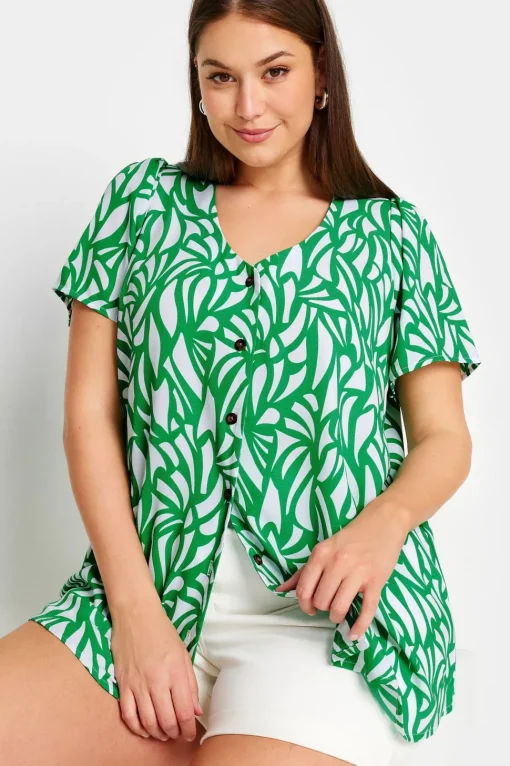 Button Front Blouse