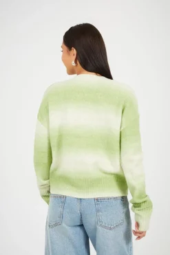 Button Through Space Dye Cardigan