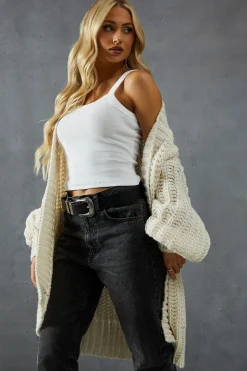 Cable Knit Oversized Cardigan