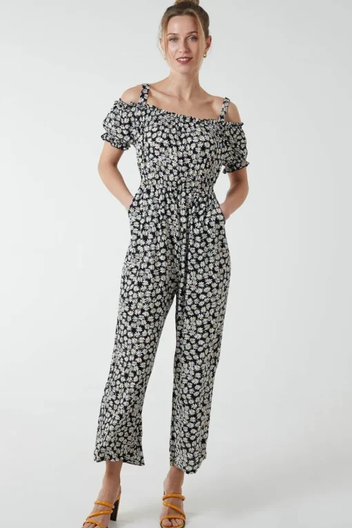 Cami Strap Bardot Daisy Jumpsuit