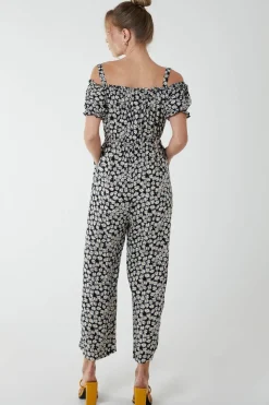 Cami Strap Bardot Daisy Jumpsuit