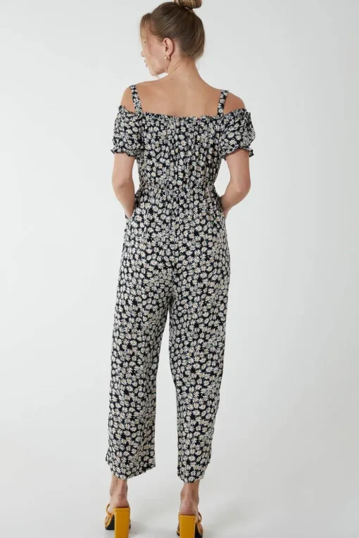 Cami Strap Bardot Daisy Jumpsuit