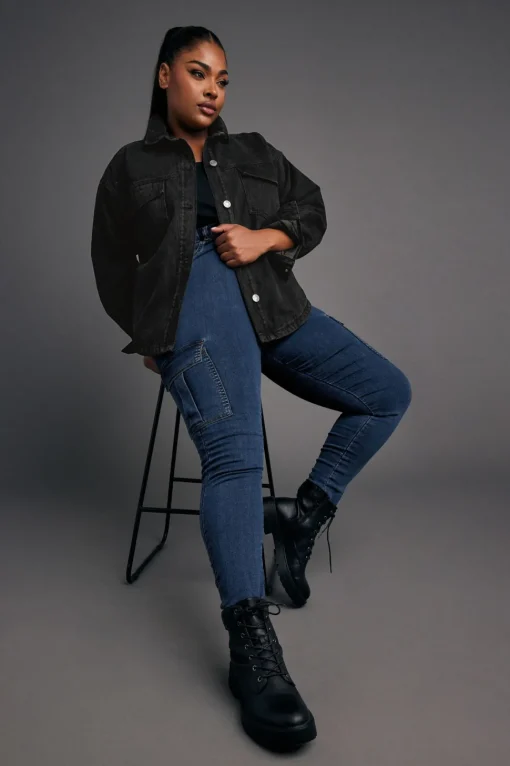 Cargo Pocket Jeggings