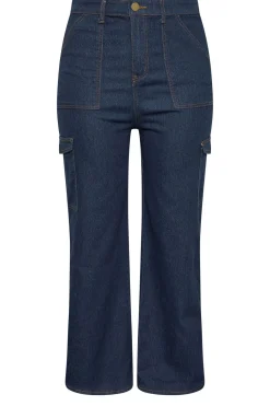 Cargo Pocket Straight Leg Jeans