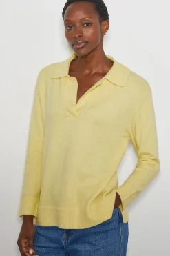 Carla Collar Jumper Yellow
