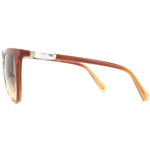 Cat Eye Light Brown Transparent Brown Gradient Sunglasses