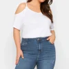 Cat Scratch Stretch Denim Shorts