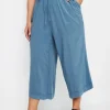 Chambray Wide Leg Culottes