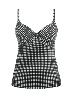 Check In Plunge Tankini Top
