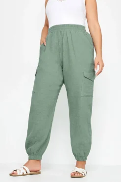 Cheesecloth Cuffed Joggers