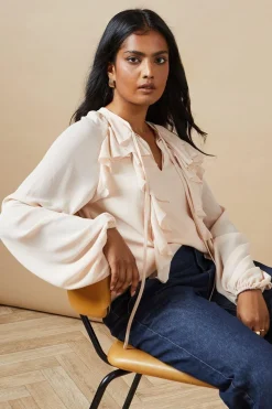 Chiffon Ruffle Blouse