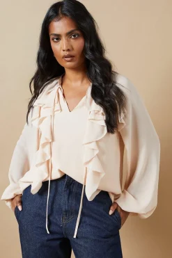 Chiffon Ruffle Blouse