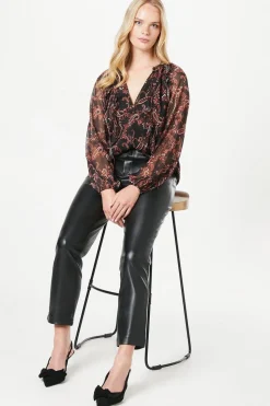 Chiffon Ruffle Blouse