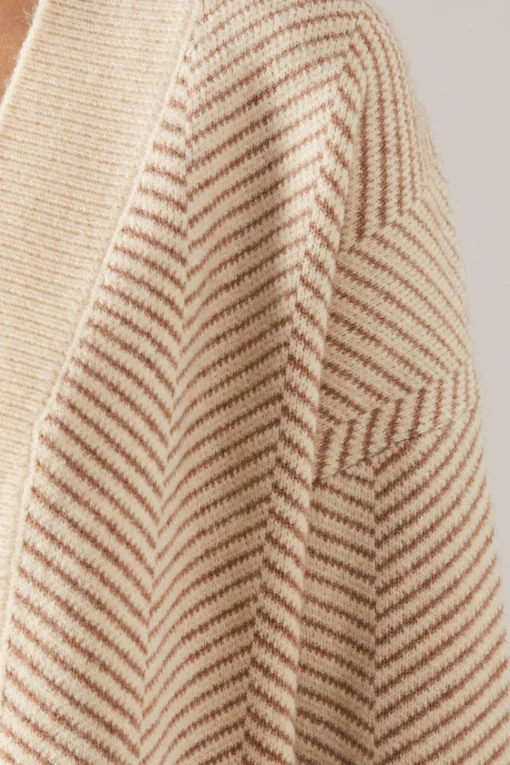 Colour Block Fringe Detail High Neck Jumper