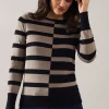 Colourblock Striped Jumper