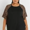 Contrast Sleeve T-Shirt