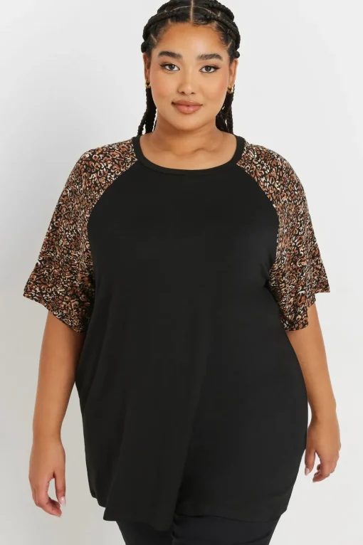 Contrast Sleeve T-Shirt