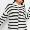 Contrast Stripe Turtle Neck Jumper
