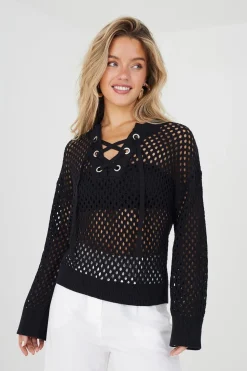 Cotton Open Knit Jumper