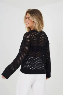 Cotton Open Knit Jumper