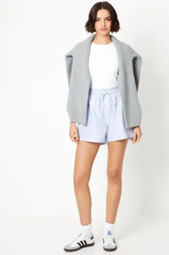 Cotton Poplin Stripe Shorts
