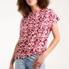 Cowl Neck Deep Hem Top