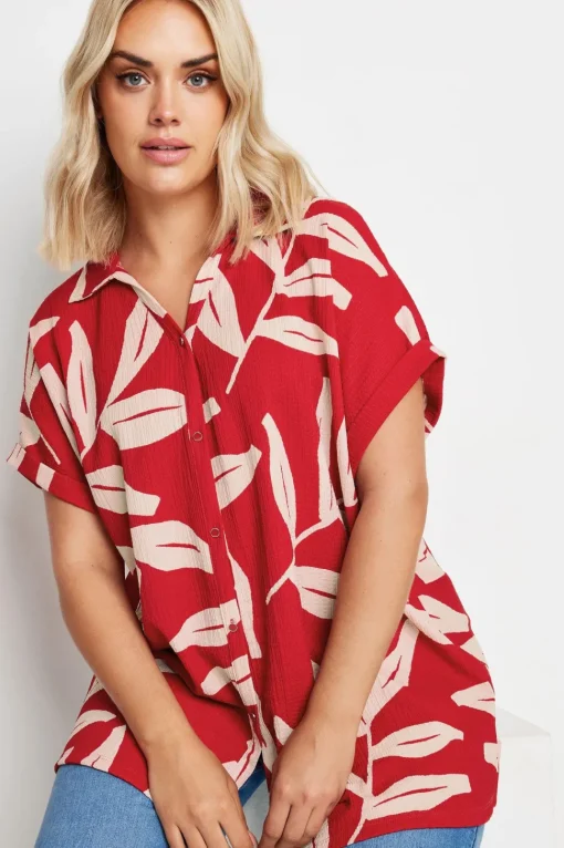 Crinkle Short Sleeve Shirt