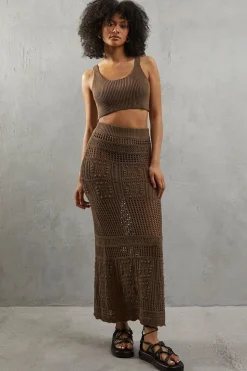 Crochet Bralette Knitted Top