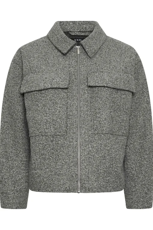 Cropped Boucle Jacket
