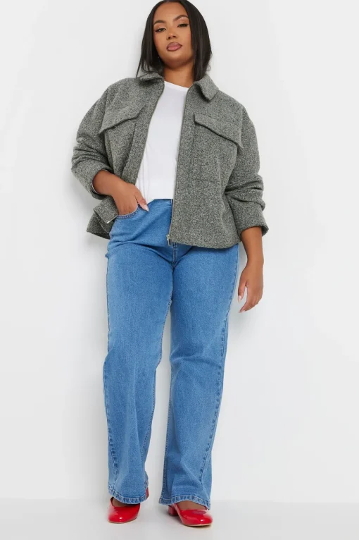 Cropped Boucle Jacket