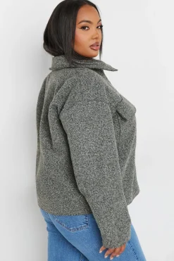 Cropped Boucle Jacket