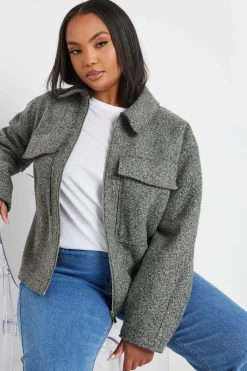 Cropped Boucle Jacket