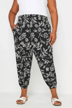 Cropped Harem Trousers