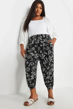 Cropped Harem Trousers