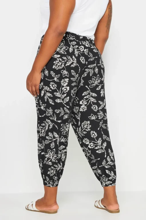 Cropped Harem Trousers
