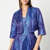Cropped Jacquard Jacket